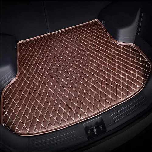 Tapis de coffre pour Jaguar XJL 2010-2018 sur mesure marron