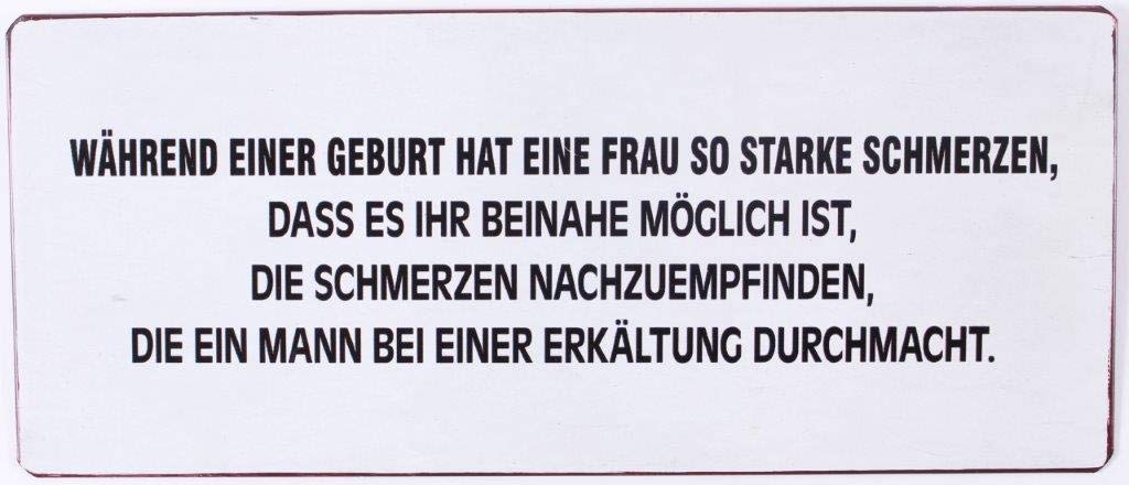 Sign - Während einer geburt hat eine frau.