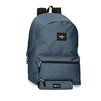 Pepe Jeans Aris - Zaino per computer portatile doppio scomparto 31 x 44 x 17,5 cm in poliestere