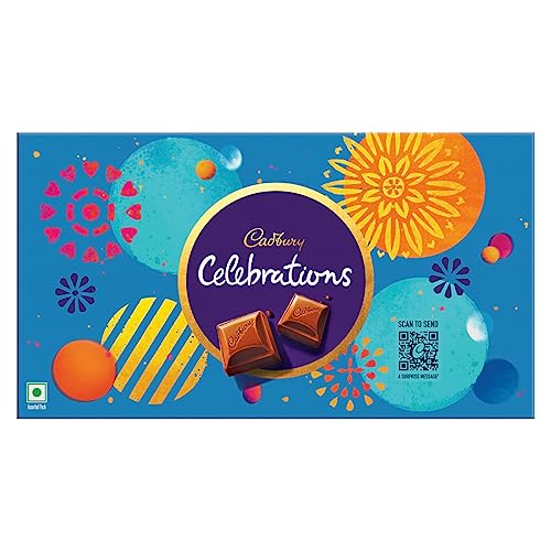 Image of Cadbury Celebrations Assorted Chocolate Gift Pack, 64.2G- Pack Of 8 & Celebrations Assorted Chocolate Gift Pack, 136.7 Grams - Pack Of 4