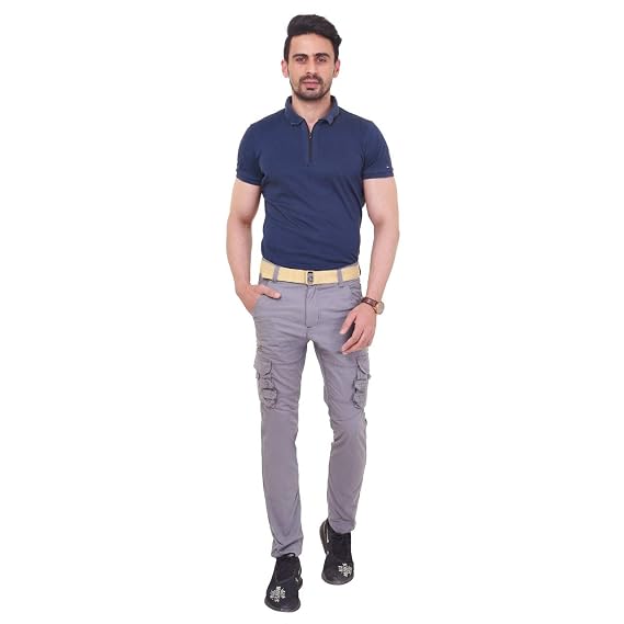 Buy Red Camel Cargo Relaxed Fit Zipper 