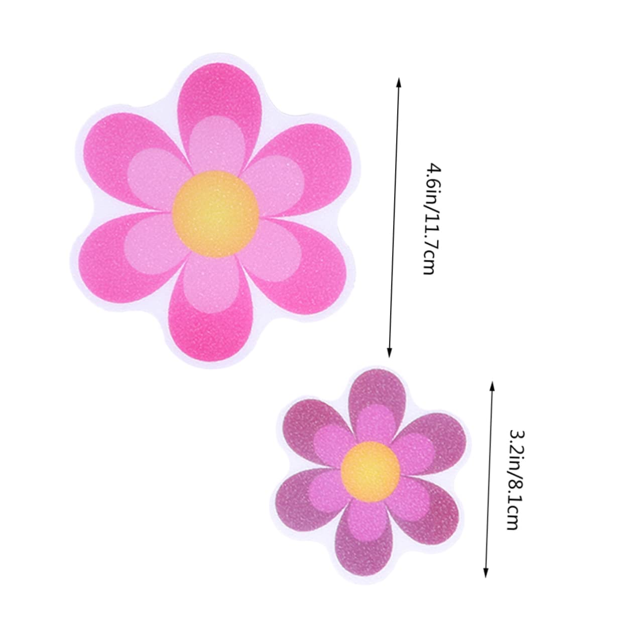 Ciieeo 60 Piezas Pegatinas de baño - Pegatina Antideslizante - Pegatina para bañera calcomanías de bañera calcomanía de bañera Antideslizante calcomanías Antideslizantes Anti Pegatinas PU