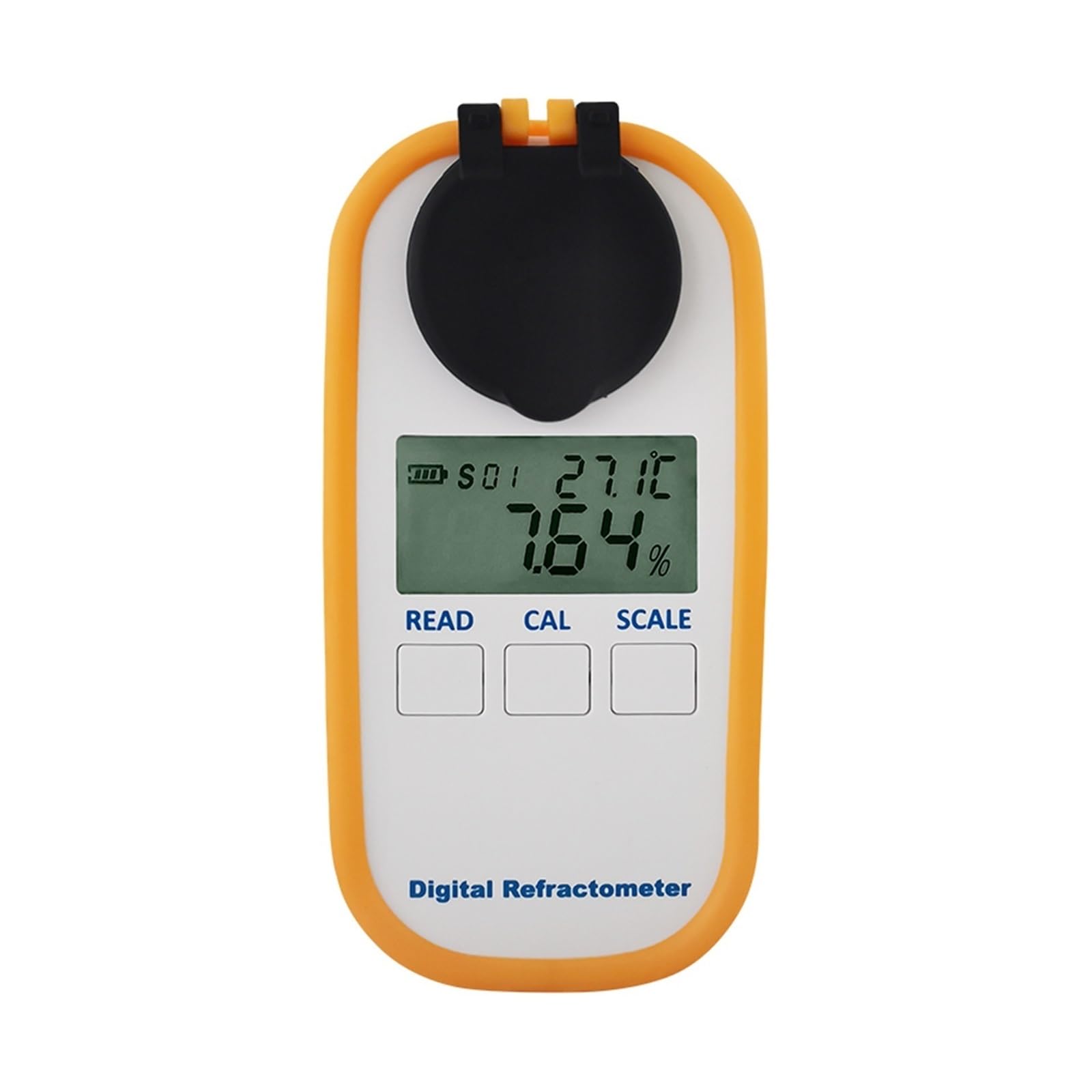 Brix Meter 0-94% Rifrattometro digitale portatile professionale per miele misuratore di zucchero succhi di frutta bevande zucchero tester alta precisione