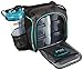 Fit & Fresh Original Jaxx FitPak Insulated Meal Prep Bag with Portion Control Containers, Ice Pack and 28-ounce JAXX Shaker Bottle, Teal