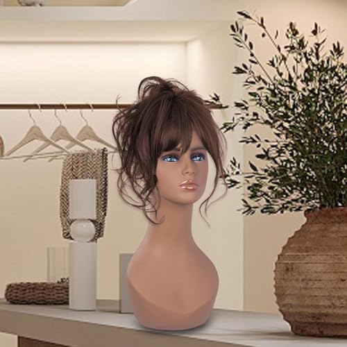 Tête de perruque réaliste mannequin de présentation polyvalent pour chapeau - 6