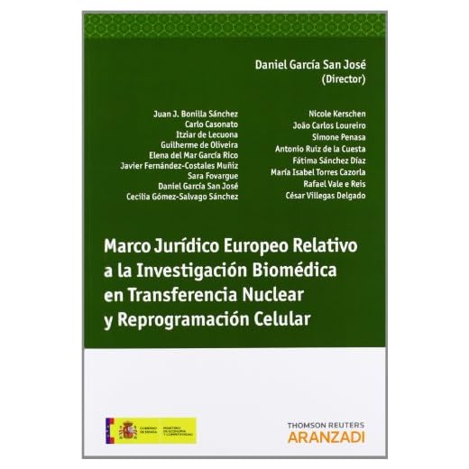 Marco Jurídico Europeo Relativo a la Investigación Biomédica en Transferencia Nuclear y Reprogramación Celular