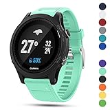 Feskio Garmin Forerunner 935 GPS Accessory Watch Band, 22mm Width Soft Silicone Quick Install Sport Watch Strap Bracelet Wristband for Garmin Forerunner 935 GPS Smart Watch