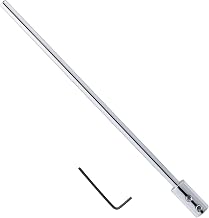 Artiwell Extension Rod for Bathroom Pop-Up Vertical/Horizontal Rods, 6 Inch Pop Up Drain Extension Rod for Bathroom Sink Drain Assembly,Chrome Plated