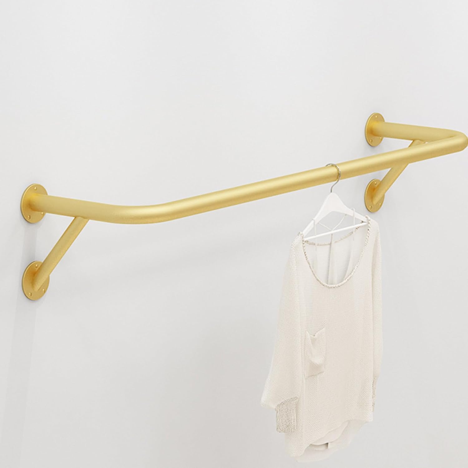 Porte-placard polyvalent pour armoire en or 80cm pour ranger vos habits