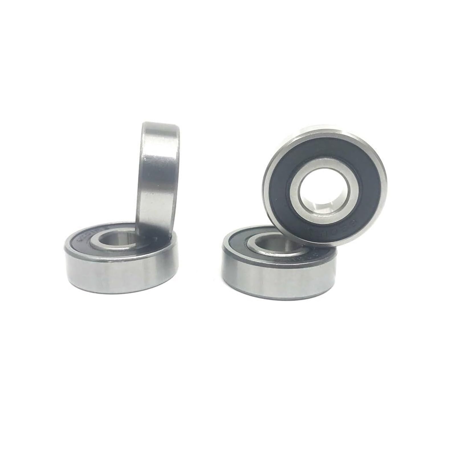 Cuscinetto, 10 pezzi 6200-2RS 10 * 30 * 9 mm ABEC-3 Doppio coperchio di tenuta in gomma Cuscinetto a sfere a gola profonda Cuscinetti a a Resistenza all'usura