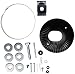 Hunter Fan 22174 Vaulted Ceiling Mount, Black