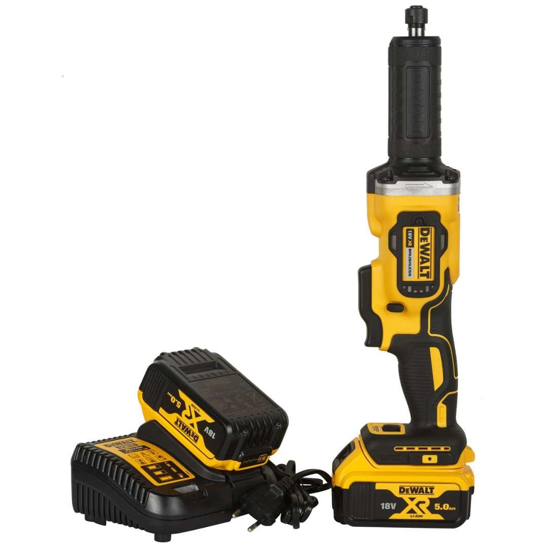 Meuleuse droite DEWALT DCG426P2 XR 18V (2 x 5Ah) Brushless en Coffret