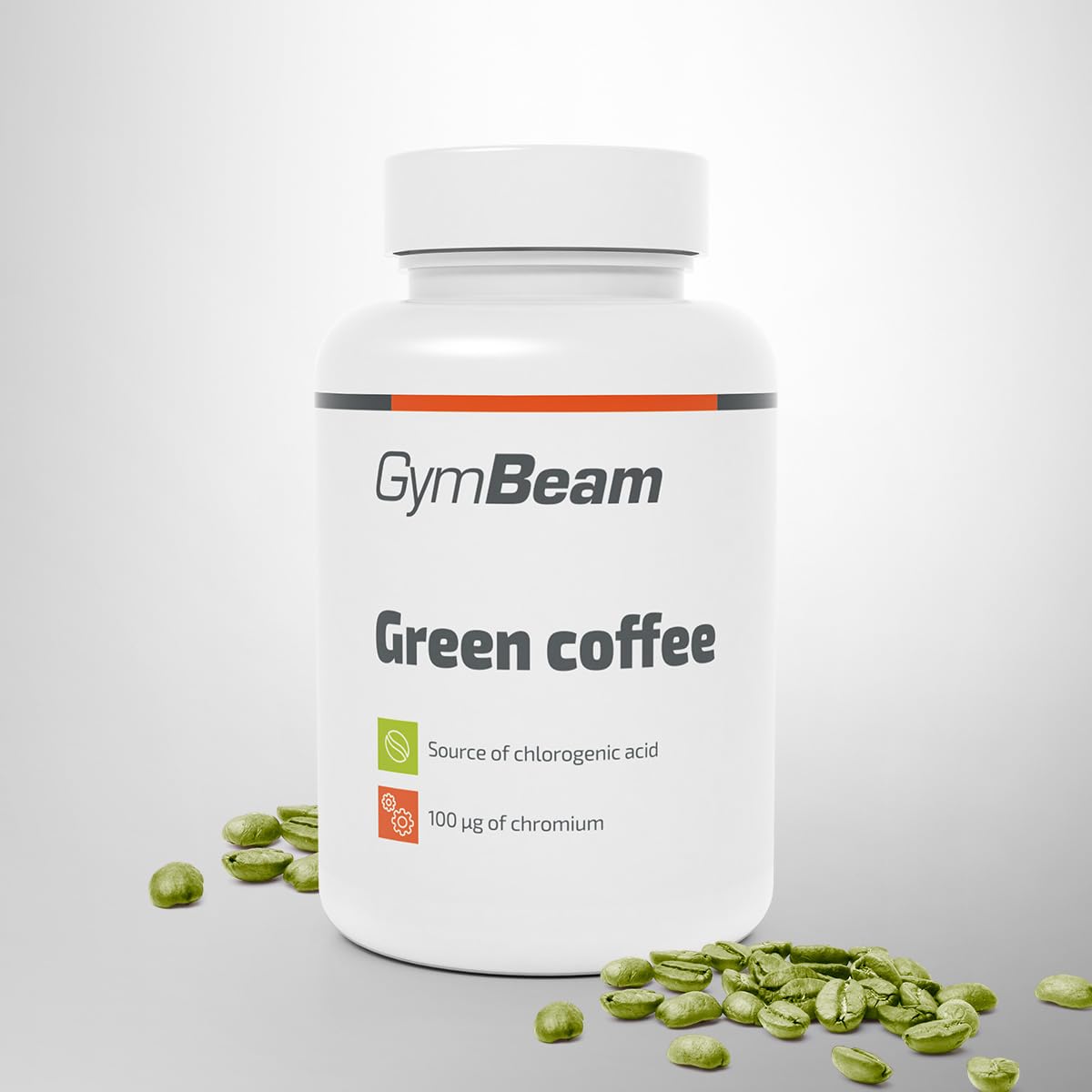 GymBeam Caffè Verde - Estratto di Caffè Verde con Acido Clorogenico e Cromo per Aiutare a Perdere Peso, Bruciagrassi Naturale, Supporta i Livelli di Glucosio nel Sangue, 120 cps