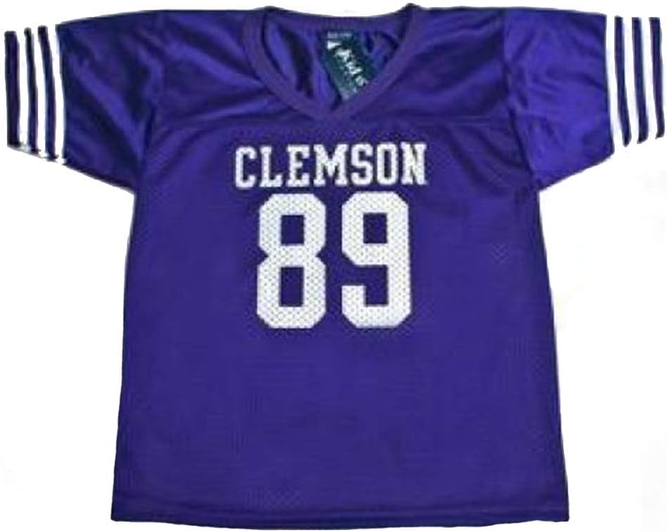 Clemson #89 Youth Football Jersey - Purple - Youth - XL (18-20)