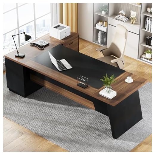 Tribesigns 78" L-Shaped Executive Desk
