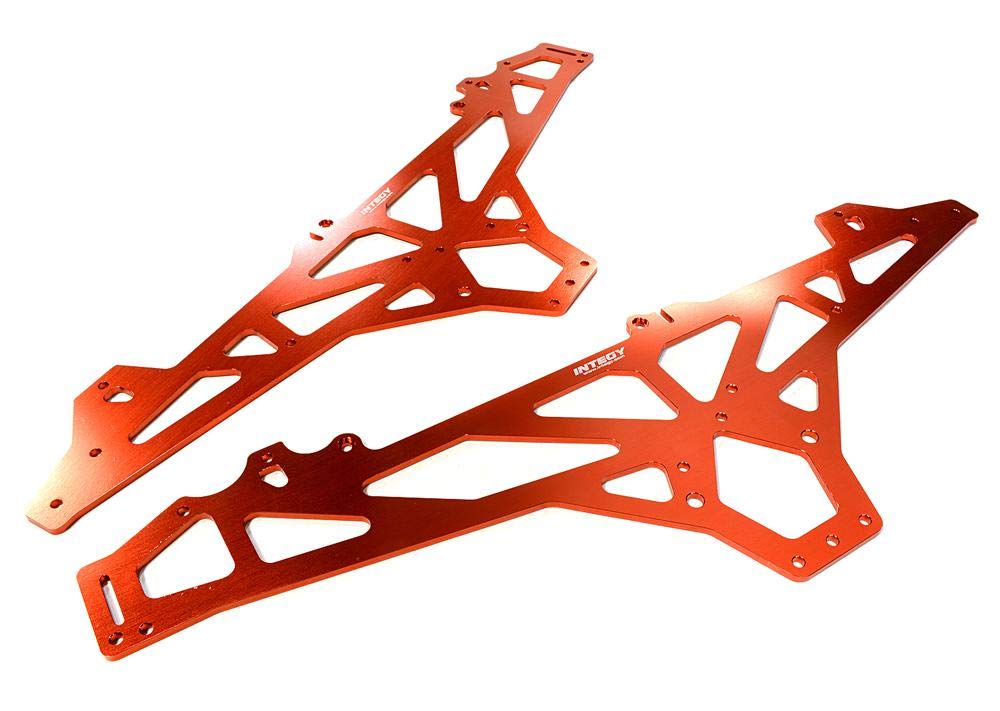 Integy RC Model C26394RED Billet Machined Main Chassis for HPI 1/10 Scale Crawler King