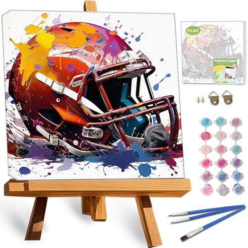 TOCARE Football Paint by Numbers Kit for Kids & Adults