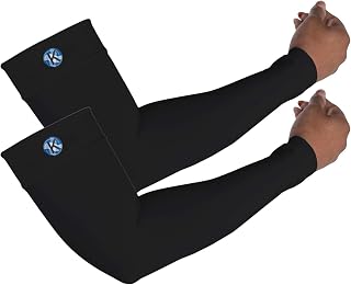 Kinship Comfort Brands Arm Compression Sleeves for Men and Women, Athletic, Sports, Muscle, Joint, Elbow Support