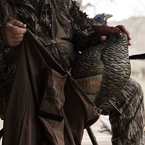 The Grind Dark Earth Solid Turkey Decoy Bag, Turkey Decoy Storage Bag With Adjustable Backpack Straps #TOP5