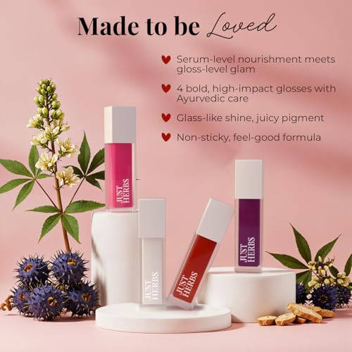 Just Herbs 4 IN 1 Lip Gloss for Women - Image 3
