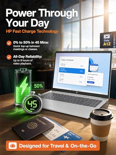 Image of HP 17.3 Touchscreen Laptop AMD Ryzen 5 7430U 32GB RAM 1TB SSD Win 11 Pro | 17.3 HD+ Touch Display, Backlit Keyboard, Wi-Fi 6 Connectivity, Privacy Camera, Fast Charge Technology, Windows 11 Pro