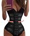 Bafully Weight Loss Hourglass Waist Trainer Body Cincher Sport Shapers M Black