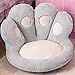 Lovely Korona Poduszki,Zagęścić Miękkie Tatami Wykusz Poduszki Podłogowe Zdejmowane Sofa Poduszki Salon Dekoracja Poduszki 45x45x40CM niebieski