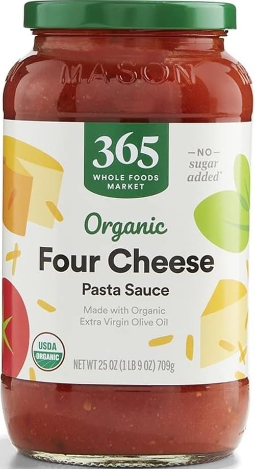 Image of 365 by Whole Foods Market Organic Romano & Parmesan Pasta Sauce, 25 OZ