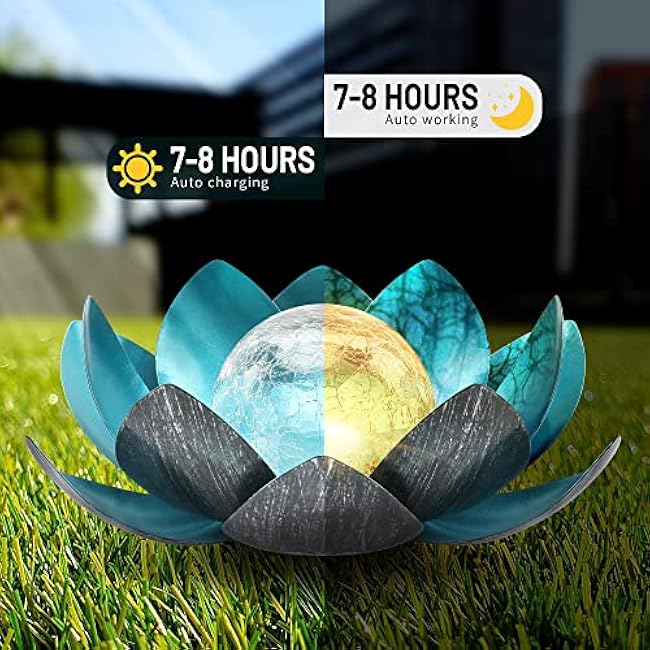 Lotus Solar Lights LED Lotus Flower Lights