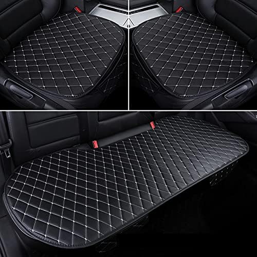 カー シート カバー セット 前座 後座 3枚セット Puレザー 車用 クッション 前
