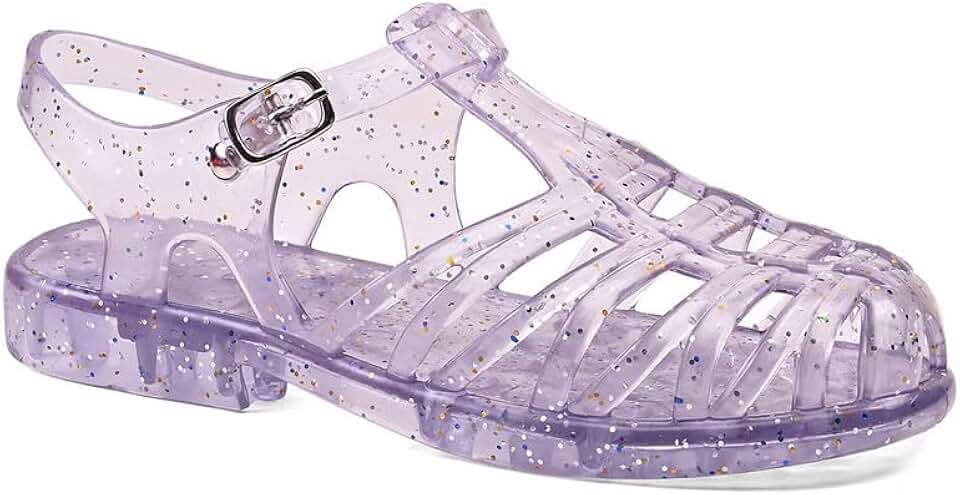 Sandália Jelly Infantil para Meninas Moderna Delicada Macia