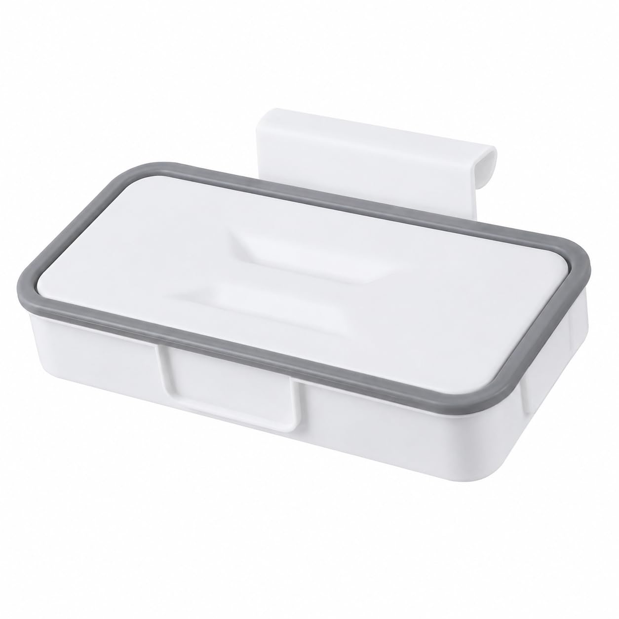 Uteruik Portable Hanging Trash Bag Holder for Cabinet Door Plastic No Tool Installation Kitchen Waste Bag Rack