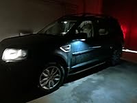 Vista 8 de iJDMTOY Aqua Ice Blue 18-SMD - Luces LED para debajo del espejo lateral, compatibles con Land Rover Range Rover, Range Rover Sport, LR2 LR3 LR4