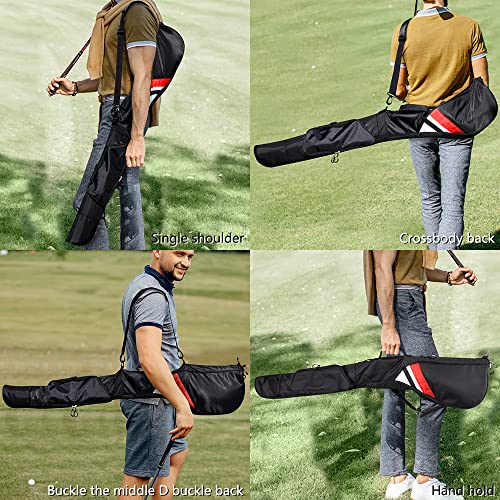 Lzfan Golf Bag For Men, Golf Travel Bags For Airlines Driving Range, Golf Club Carry Bags Lightweight Foldable Waterproof Small Sunday Womens Golf Bag #TOP2