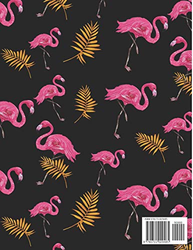 2019 Planner: 8.5x11 Pink Flamingos Weekly 2019 Planner Yearly Agenda (1 January - 31 December 2019