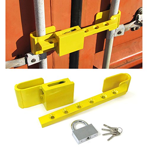 Preisvergleich Produktbild Containerschloss Sicherheitsschloss Bügelschloß Gelb