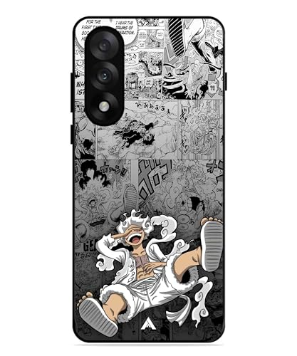 Image of Premium Anime 2 Case for Oneplus Nord 5 (Glossy Finish) Soft-Touch Metal TPU Back Cover, Shockproof, Designer, Aesthetic Mobile Phone Case