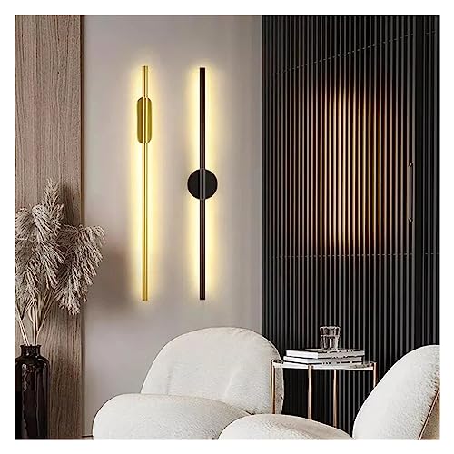 Applique murale LED installation facile lampe dorée 60cm lot de 2