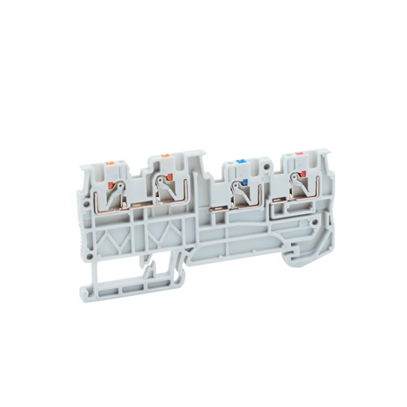 Morsettiera PTIO1.5/S/3 montata su guida DIN, cavo 1,5 mm², connettore filo elettrico, conduttore 3/4, 1 pezzo(PTIO1.5-S-4,1 Pc)