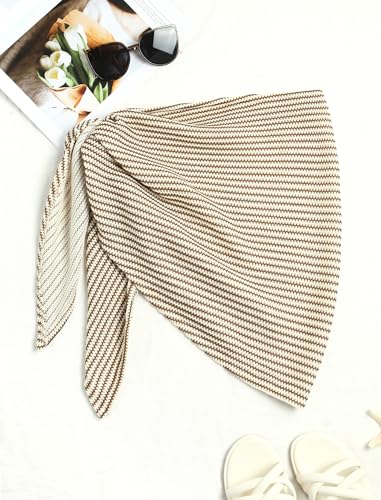 Image of ZAFUL Women Beach Sarong Bathing Suit Wrap Skirt Textured Bikini Swimsuit Cover Ups for Swimwear