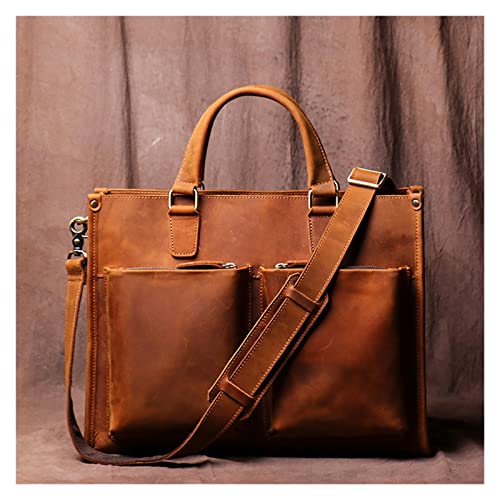 InkRaz Pasta masculina InkRaz bolsa casual bolsa de ombro de grande capacidade com zíper para laptop