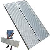 バリアフリー 段差解消 車椅子用 アルミスロープ 長さ：122cm SIS PW-ZAP240