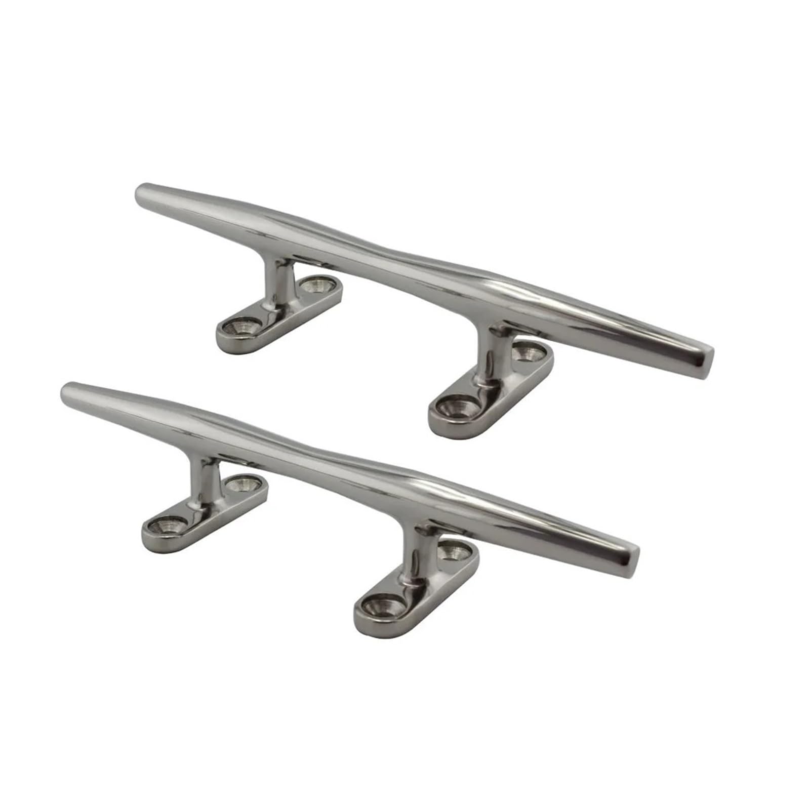 Stalowe knagi dokowe do łodzi, Sporty wodne 2 szt. Knaga ze stali nierdzewnej 316 Marine do łodzi 4 5 6 8 10 12 cali Akcesoria żeglarskie ze stali nierdzewnej)(10inch(254mm))