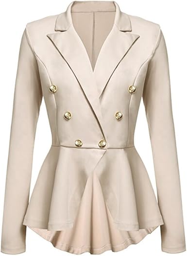 iBaste Falda Estilo Blazer Mujer Elegante Manga Larga Trajes Chaqueta  Elegantes por Otoño y Primavera: Amazon.es: Ropa