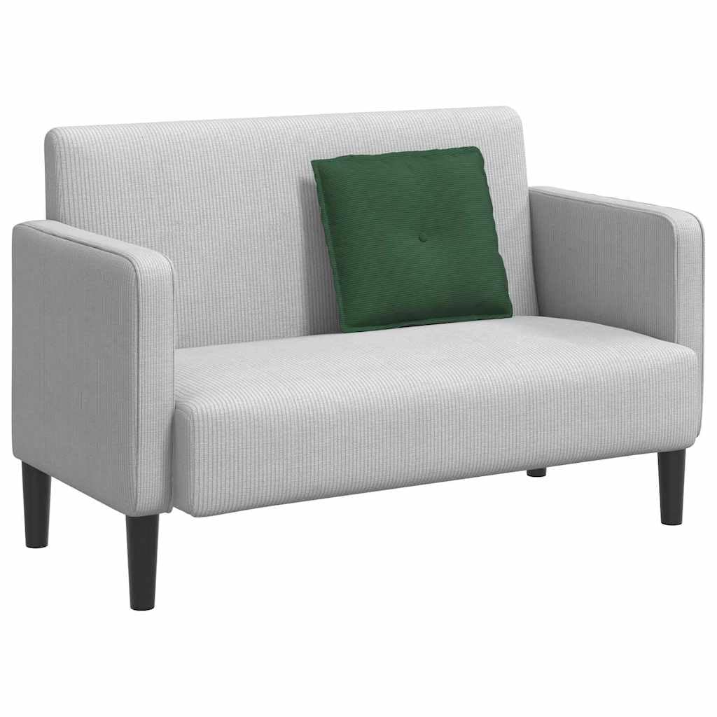 Cuscino per la schiena, 50 x 45 cm, in velluto a coste, ergonomico, con rivestimento sfoderabile, per divano, poltrona, letto, soggiorno, camera da letto, angolo lettura, supporto per collo
