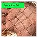 FNUQCOA Heavy Duty Tyre Line Anti Bird Netting-Nylon Garden Net Crops Protective Fencing Mesh(3cmx3cm Cell,2mx5m)