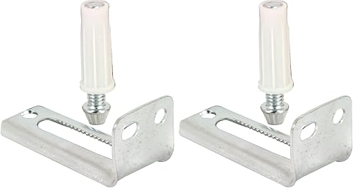 PRIME-LINE N 6992 - Soporte y pivote inferior para puerta (2 unidades)