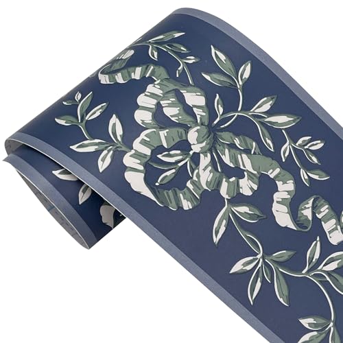 Yifely 000619 Vintage Floral Wallpaper Border Peel & Stick Wall Borders Bathroom Kitchen Decor Sticker thumb #3