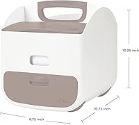 Vista 24 de Ubbi Estación de cambio de pañales portátil, organizador de almacenamiento de pañales, almacena pañales para bebés, toallitas y accesorios