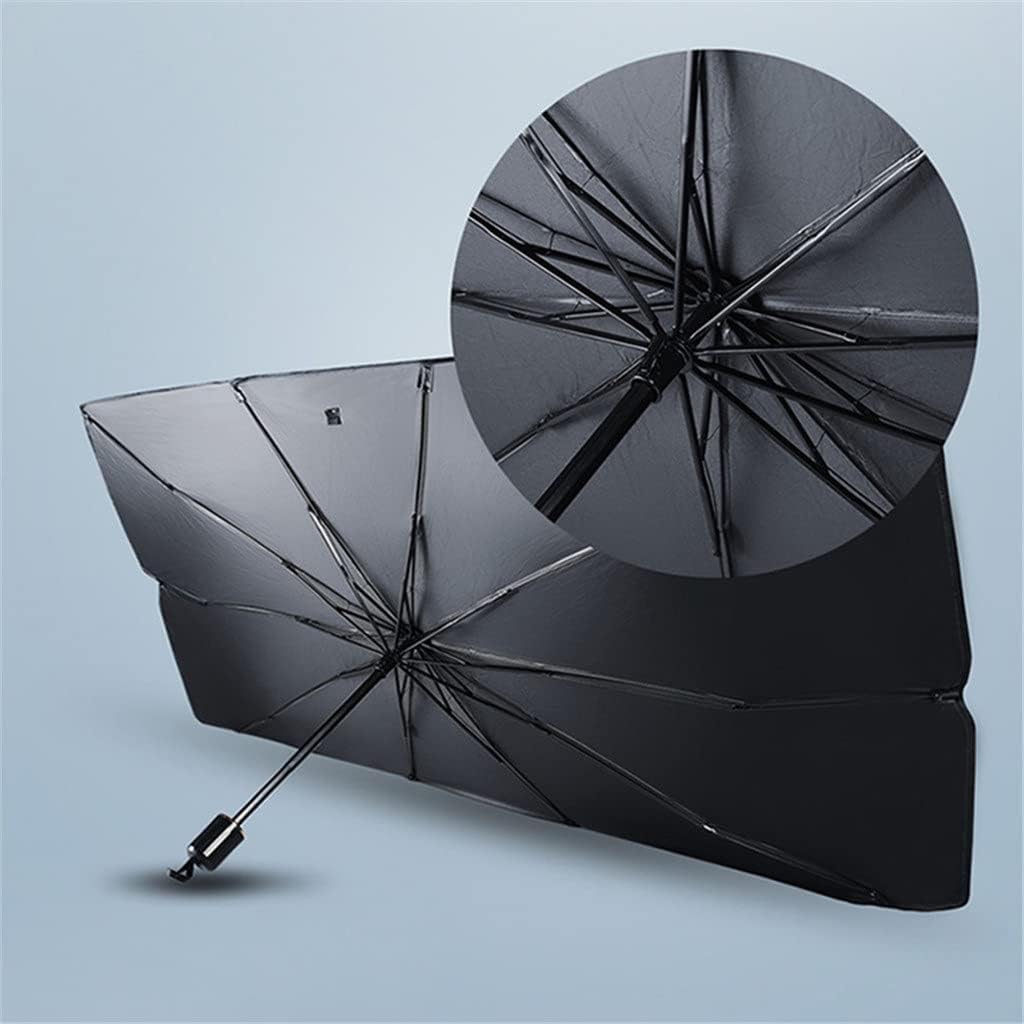 Car Sun Shade Protector Parasol Auto Front Window Sunshade Covers Car Sun Protector Interior Windshield Accessories (Color : A, Size : Small) (A Large) (A Small) image 5